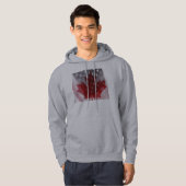 sweat - shirt à capuche des drapeaux américains et (Devant entier)