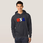 Sweat - shirt à capuche des Etats-Unis (Devant entier)