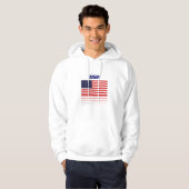 Sweat - shirt à capuche des Etats-Unis (Devant entier)