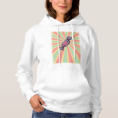 Sweat - shirt à capuche des femmes Candy Lollie (Devant)
