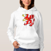 Sweat - shirt à capuche des femmes Red Griffin (Devant)