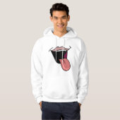 Sweat - shirt à capuche des hommes de langue mater (Devant entier)