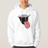 Sweat - shirt à capuche des hommes de langue mater (Devant)