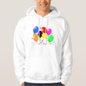 Sweat - shirt à capuche des hommes des ballons du  (Devant)