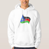Sweat - shirt à capuche des hommes du drapeau du S (Devant)