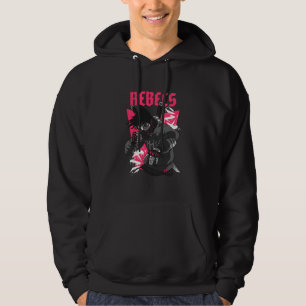 sweat - shirt à capuche des rebelles futuristes
