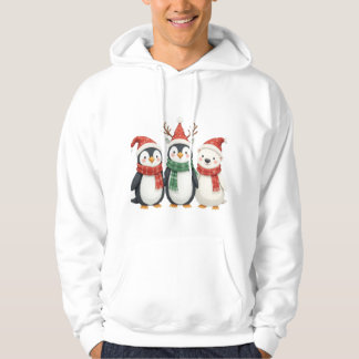 Sweat - shirt à capuche design de pingouins mignon