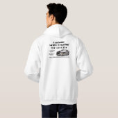 Sweat - shirt à capuche détaillant mobile de (Dos entier)
