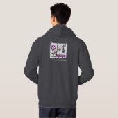 Sweat - shirt à capuche d'hommes d'Aikido de Comté (Dos entier)