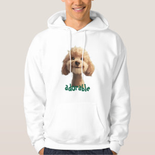Sweat - shirt à capuche d'illustration de chien ad