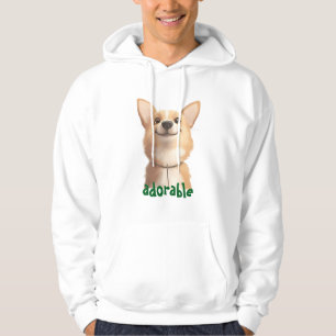 Sweat - shirt à capuche d'illustration de chien ad