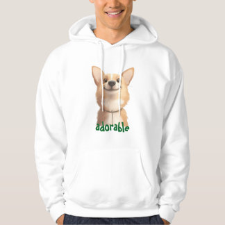 Sweat - shirt à capuche d'illustration de chien ad