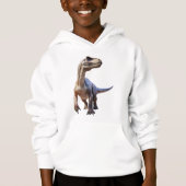 Sweat - shirt à capuche Dinosaure du garçon (Devant)