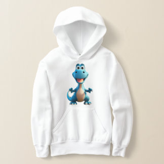 Sweat - shirt à capuche Dinosaure mignon de la fil