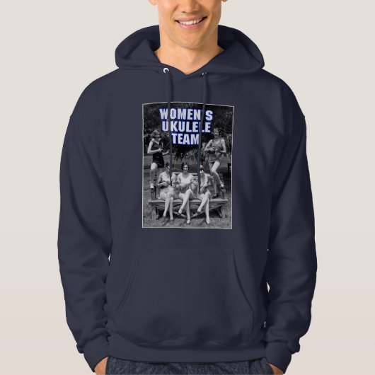 Sweat - shirt à capuche d'obscurité d'équipe d'Uke (Devant)