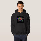 Sweat - shirt à capuche dramatique d'amis (Devant entier)
