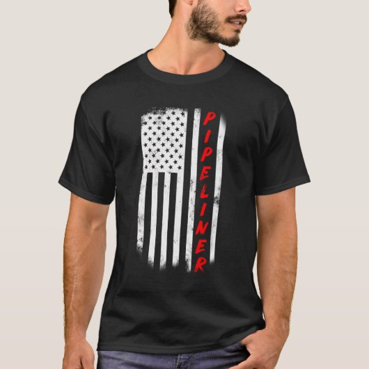 Sweat - shirt à capuche Drapeau Américain Pipeline (Devant)