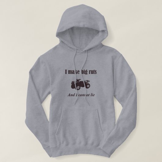 Sweat - shirt à capuche drôle de pays de la (Design devant)