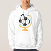 Sweat - shirt à capuche du ballon de soccer (Devant)