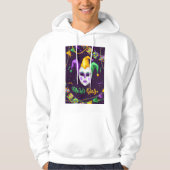 Sweat - shirt à capuche du Carnaval de Mardi Gras (Devant)