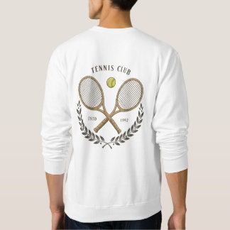 Sweat - shirt à capuche du club de tennis vintage