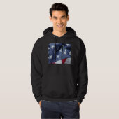 sweat - shirt à capuche du drapeau américain (Devant entier)