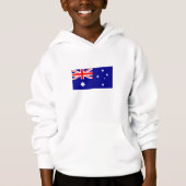Sweat - shirt à capuche du drapeau australien patr (Devant)