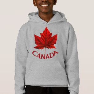 Sweat - shirt à capuche du drapeau canadien de l'e
