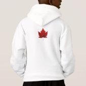 Sweat - shirt à capuche du drapeau canadien de l'e (Dos)