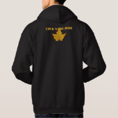 Sweat - shirt à capuche du drapeau du Canada Chemi (Dos)