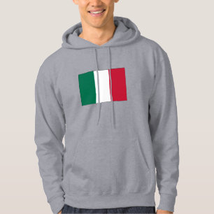 Sweat - shirt à capuche du drapeau italien