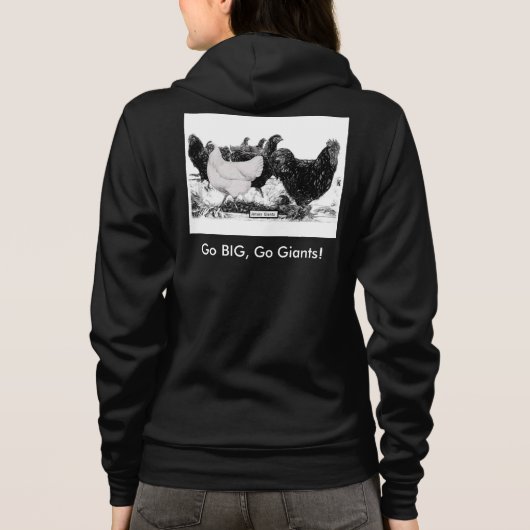 Sweat - shirt à capuche du Jersey Giants de côte (Dos)
