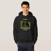 Sweat - shirt à capuche du Kansas COWS ! ! (Devant entier)