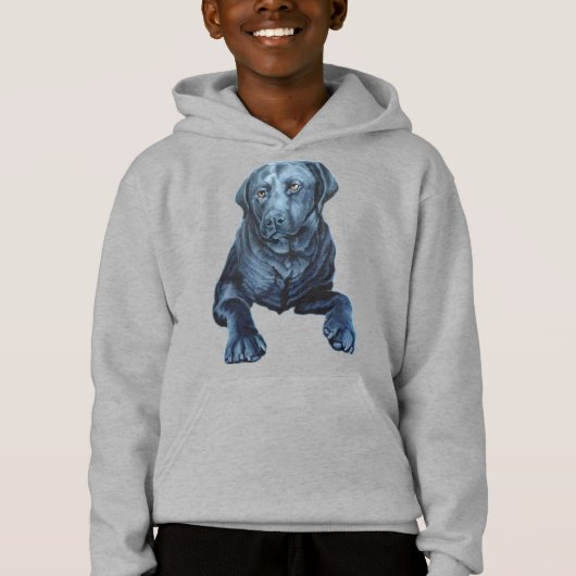 Sweat - shirt à capuche du Labrador Sweatshirts d' (Devant)