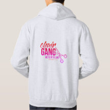 sweat - shirt à capuche du logo grisé CHAIR GANG
