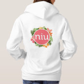 Sweat - shirt à capuche du logo NIU (W) (Dos)
