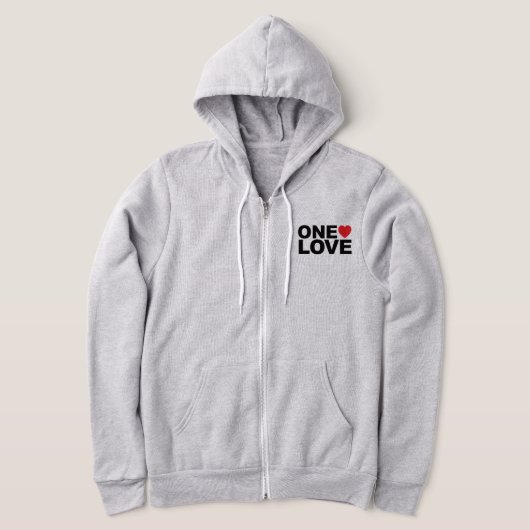 Sweat - shirt à capuche du logo OneLove (Poser)