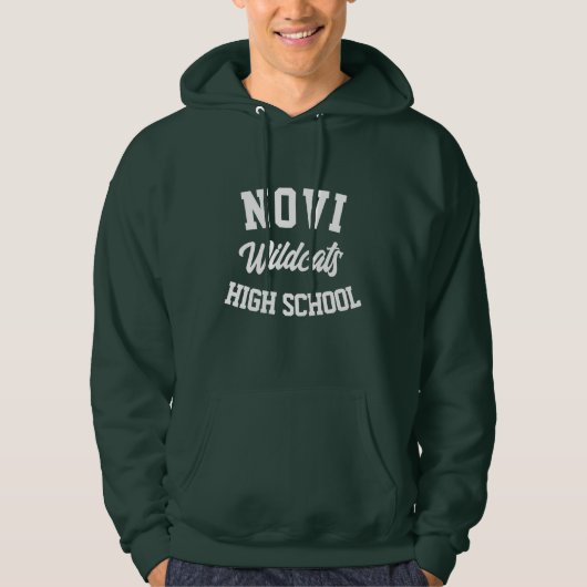 Sweat - shirt à capuche du lycée de Novi (Devant)