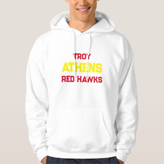 Sweat - shirt à capuche du lycée Troy Athens (Devant)