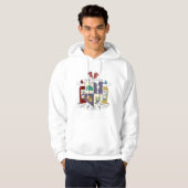 Sweat - shirt à capuche du pull des hommes (Devant entier)