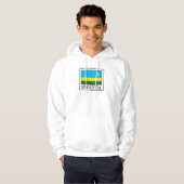 Sweat - shirt à capuche du Rwanda (Devant entier)