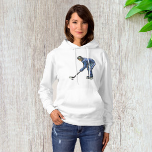 Sweat - shirt à capuche du temps de hockey sur gla