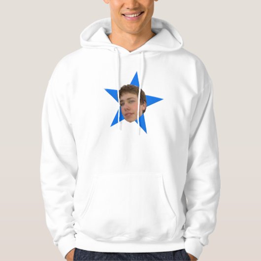 Sweat - shirt à capuche du visage de la marque (Devant)