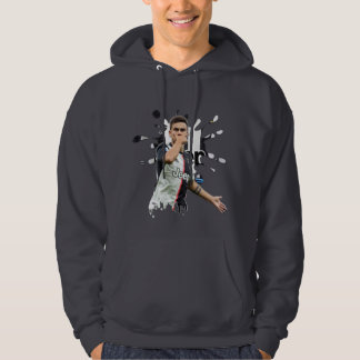 Sweat - shirt à capuche Dybala à goutte et à éclab