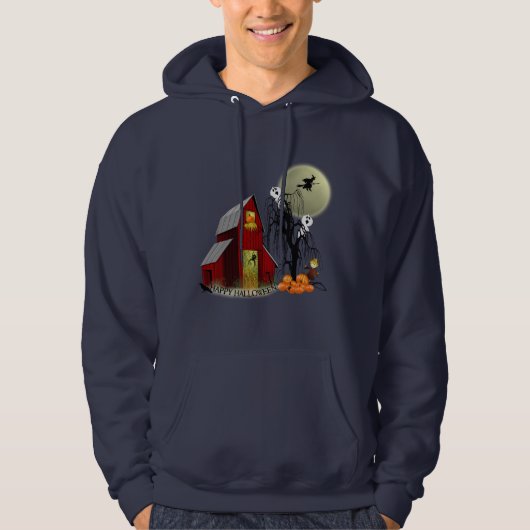 Sweat - shirt à capuche éffrayant de Halloween de (Devant)