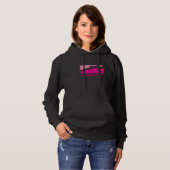 Sweat - shirt à capuche Emfitt noir (Devant entier)