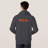 Sweat - shirt à capuche en marbre aigre (Dos entier)