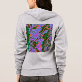 Sweat - shirt à capuche en marbre aigre (Dos)