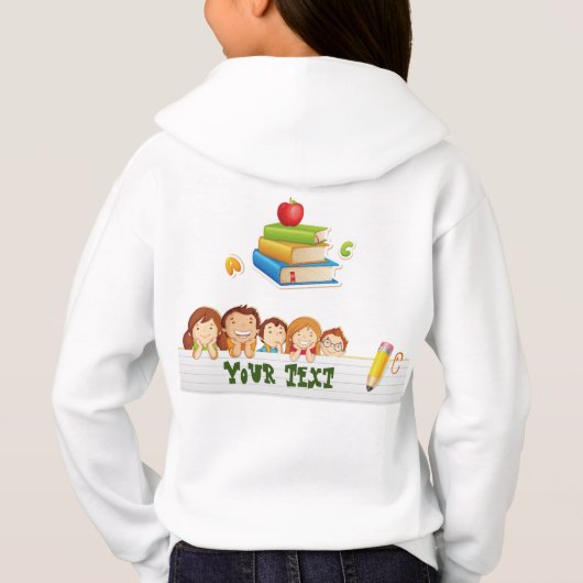 sweat - shirt à capuche enfant (Dos)