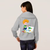 sweat - shirt à capuche enfant (Dos entier)